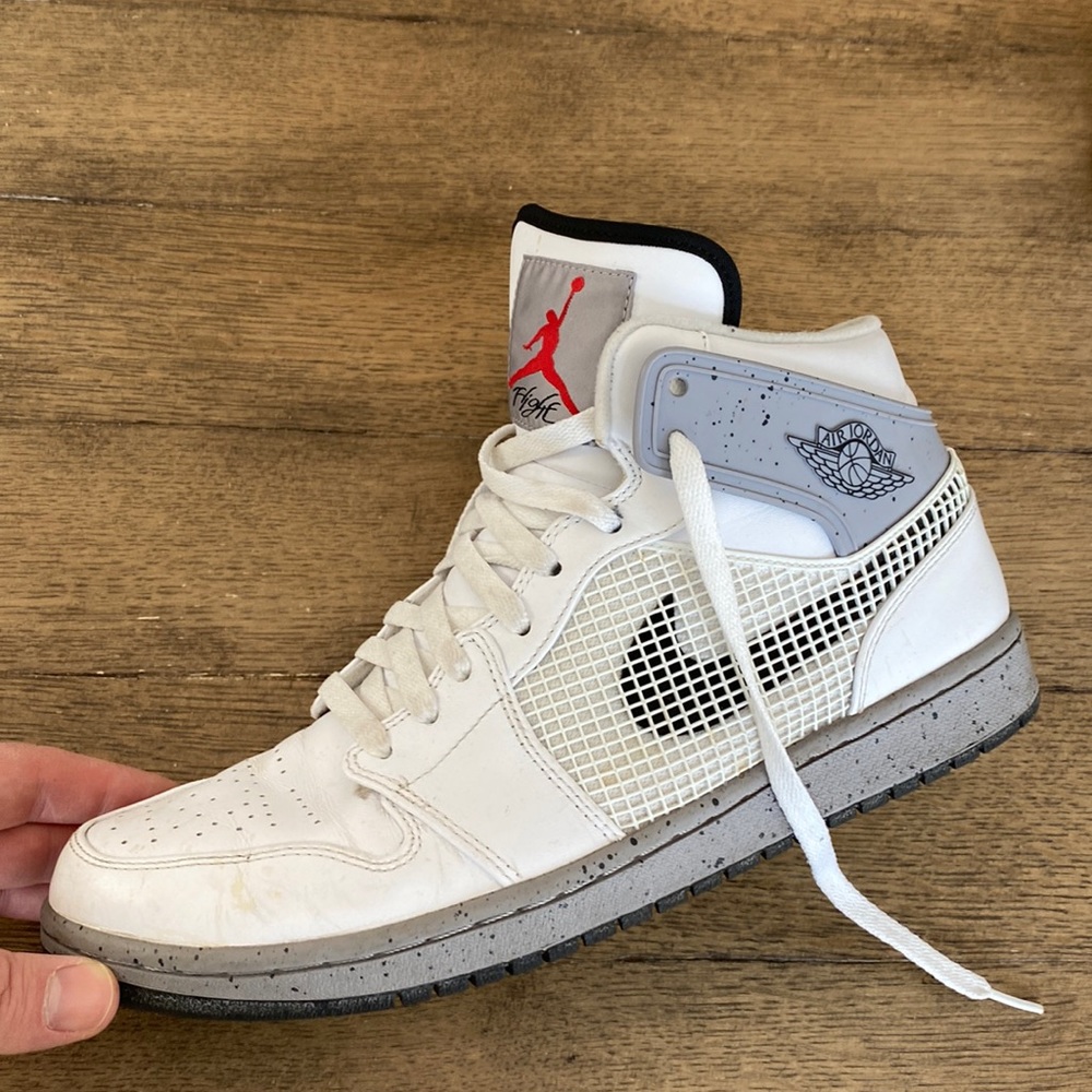 Nike Air Jordan 1 Retro ‘89 in 11 - white/cement grey
